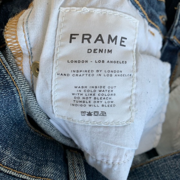 Frame Le Skinny de Jeanne distressed jeans - Picture 4 of 8